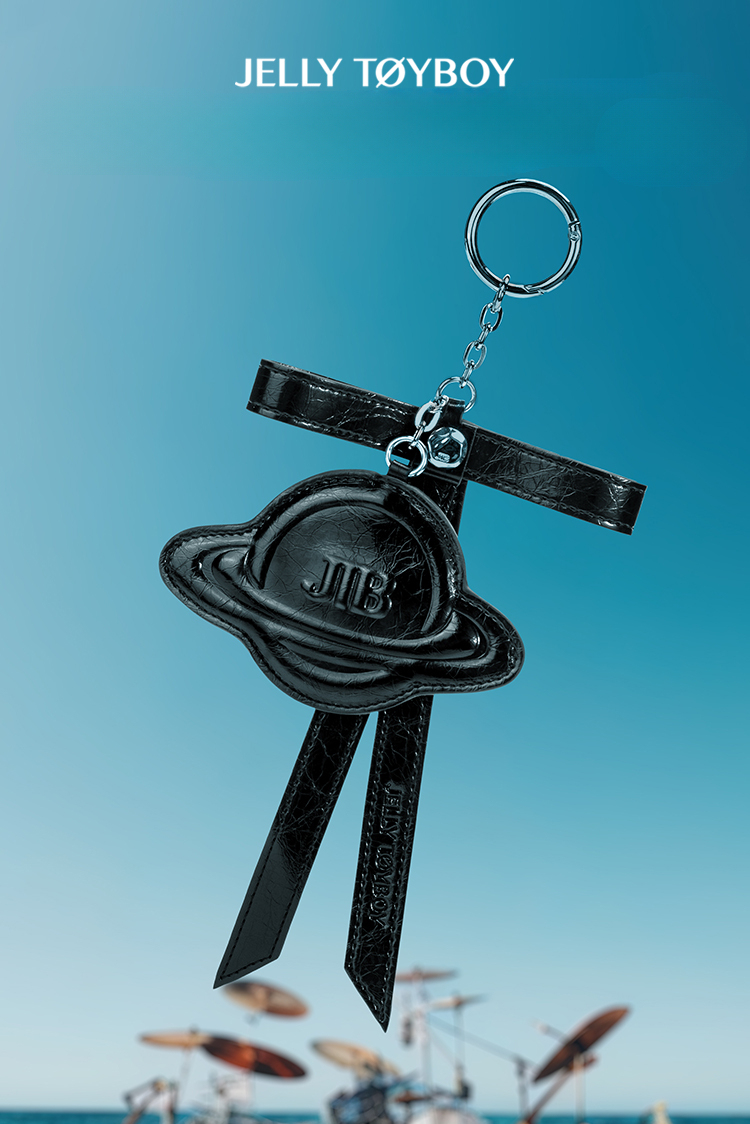 Cosmic Orbit Bag Charm – Mirror-Inset Planet Design | JELLYTOYBOY