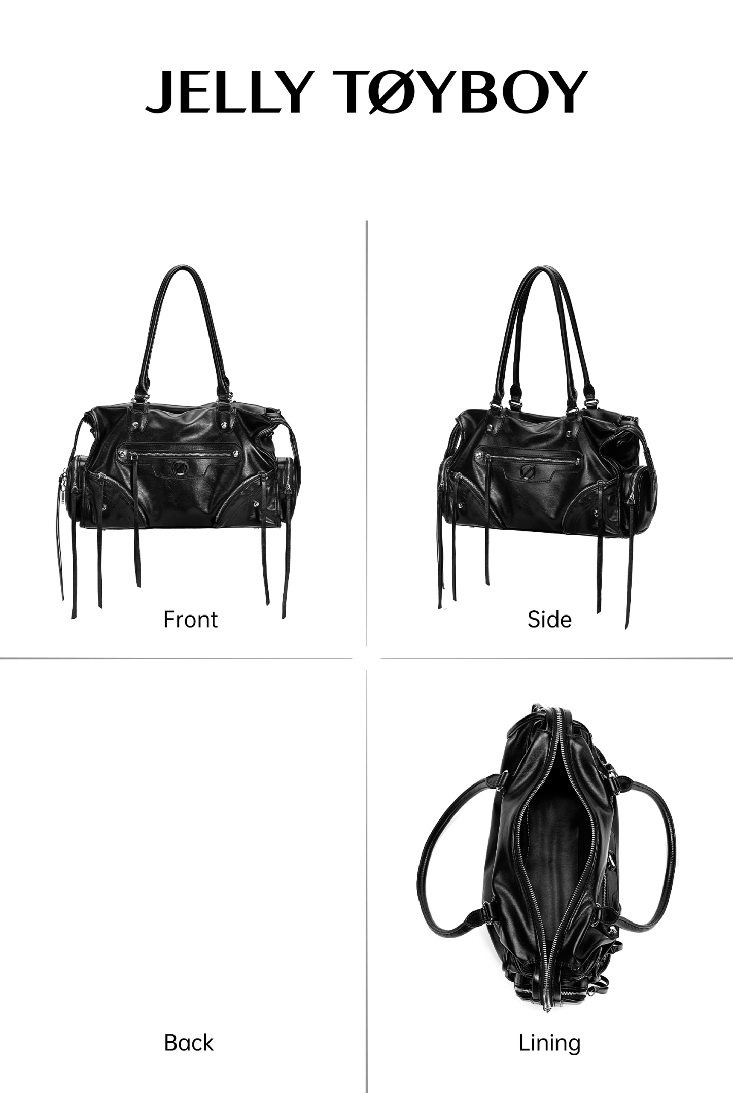 Jellytoyboy Women's New Motorcycle Single-Shoulder Crossbody Bag Large Capacity Tote Bag | JTB Aurora 2.0 