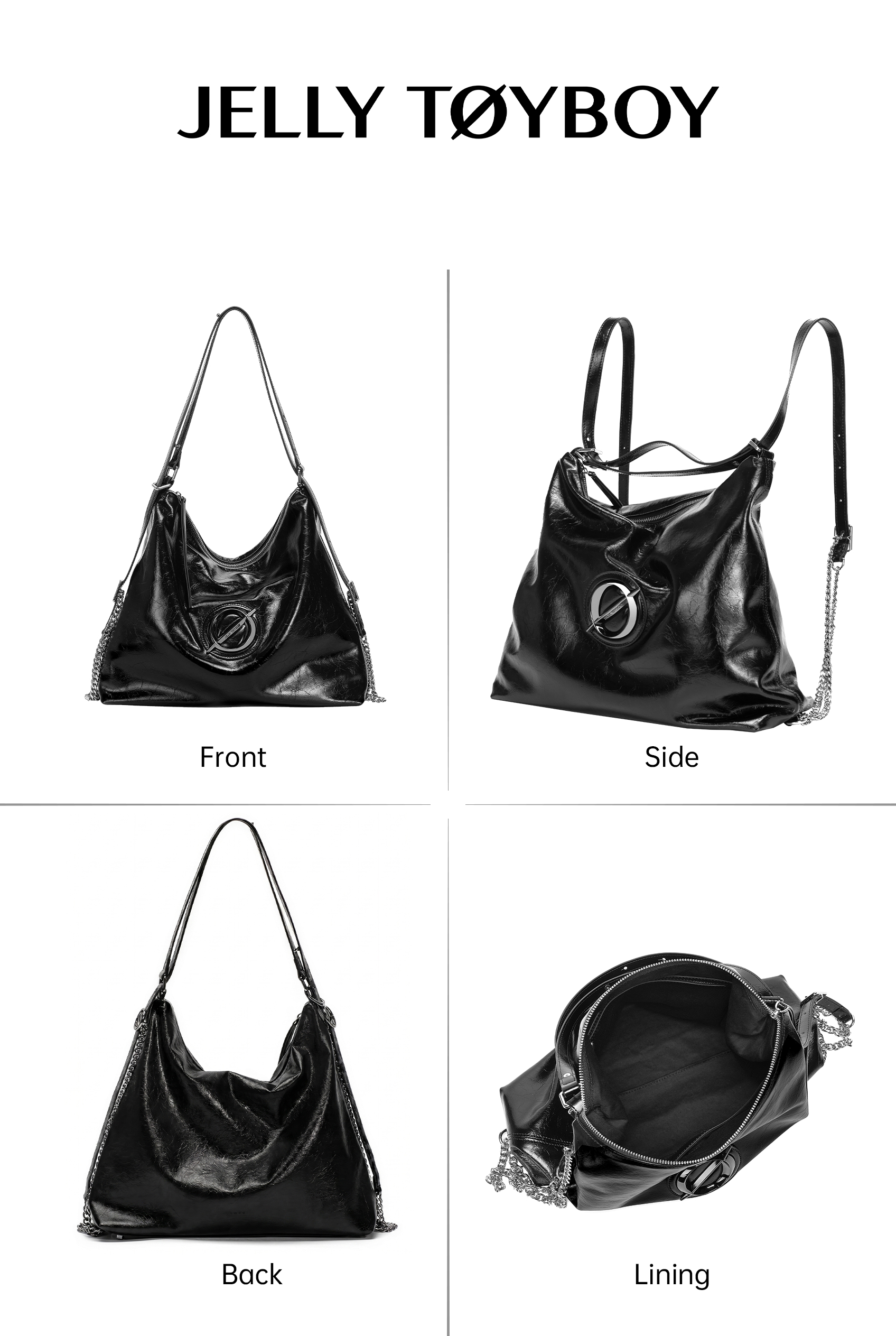 Jellytoyboy Women Designer Premium Leather Roamer Tote Bag Large Capacity Commuter | JTB Roaming package 