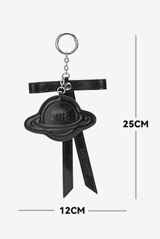 Cosmic Orbit Bag Charm – Mirror-Inset Planet Design | JELLYTOYBOY