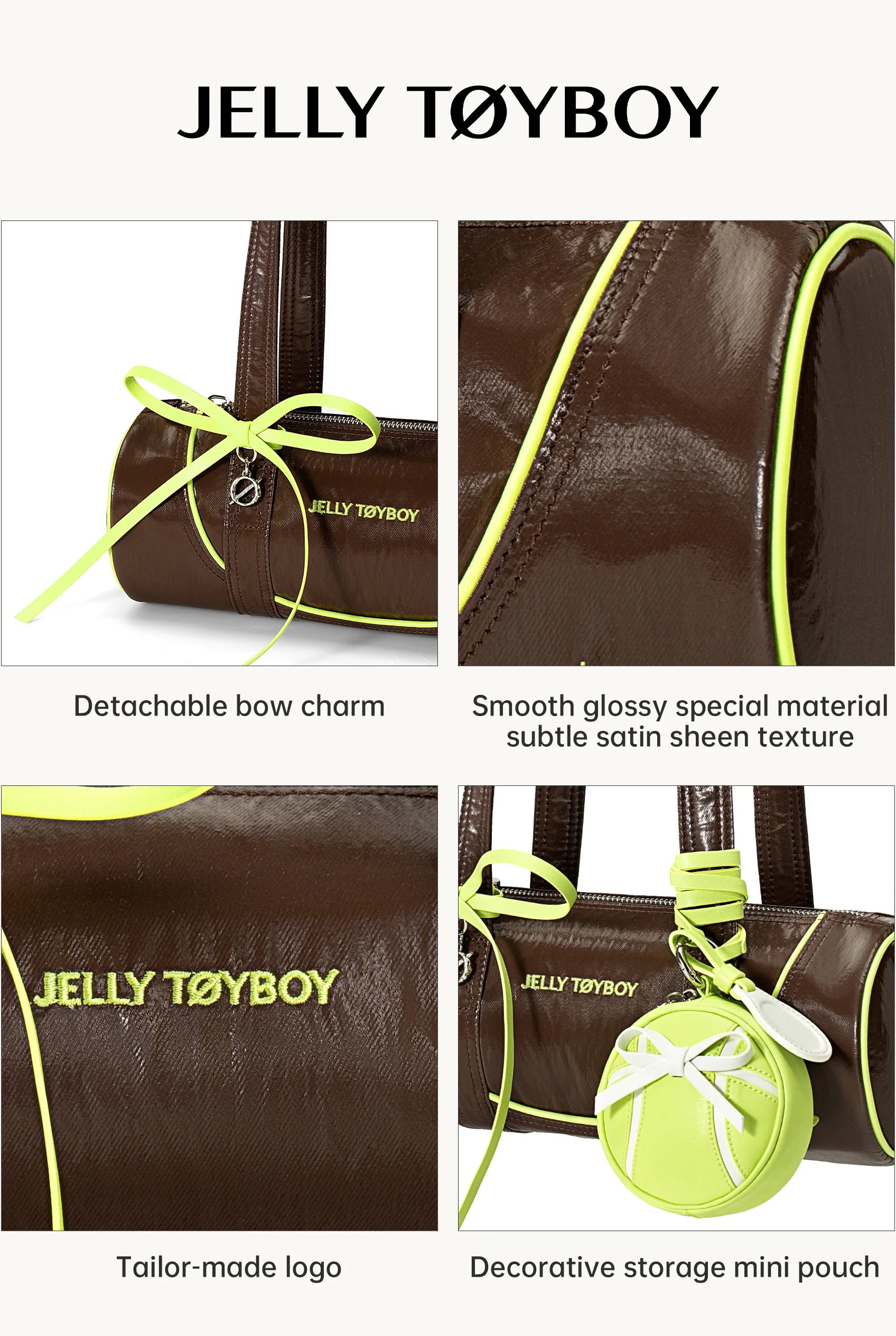 Jellytoyboy Women's Motorcycle Underarm Shoulder Bag | JTB cloud hiking pen holder bag