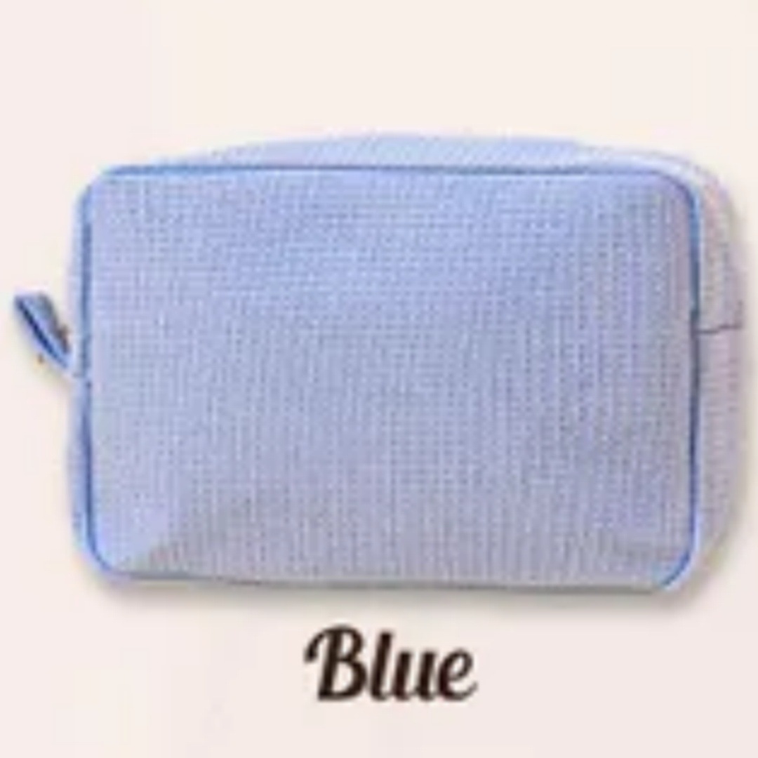 Waffle Clutch Bag | Custom Embroidered Logo Large Toiletry Bag
