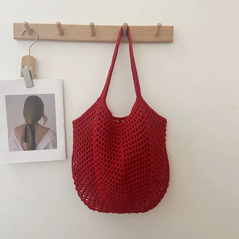 High-End Straw Tote Bag | Large Capacity Shoulder Bag for Women
