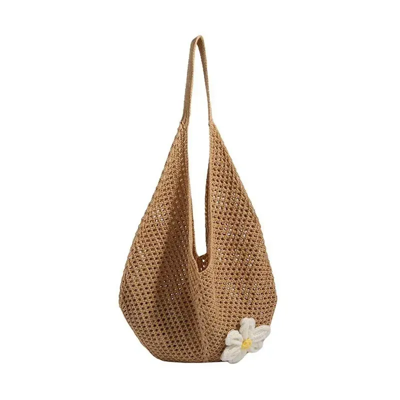 Women Large Capacity Shoulder Bag New Style Tote Bag High-End Woven Straw Bag for Ladies