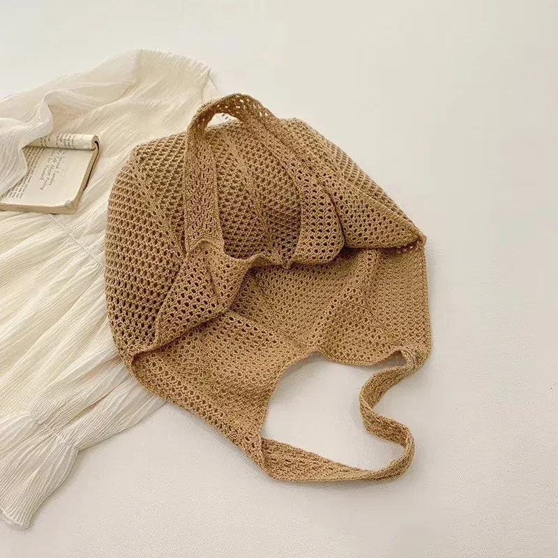 Women Large Capacity Shoulder Bag New Style Tote Bag High-End Woven Straw Bag for Ladies