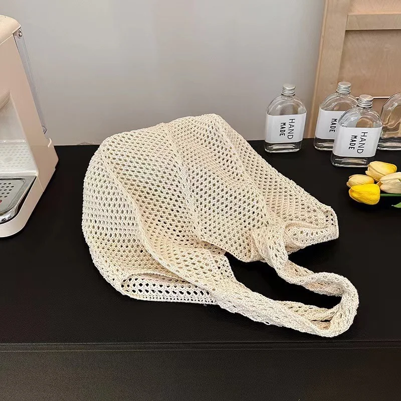High-End Straw Tote Bag | Large Capacity Shoulder Bag for Women