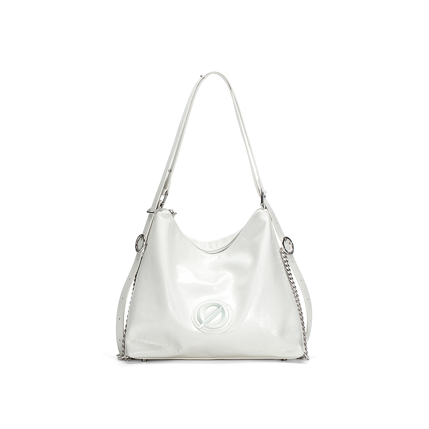 Null Set | Mini Voyager Bag  – Sculpted Edition in Crushed Ivory