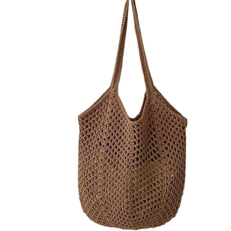 Women Large Capacity Shoulder Bag New Style Tote Bag High-End Woven Straw Bag for Ladies