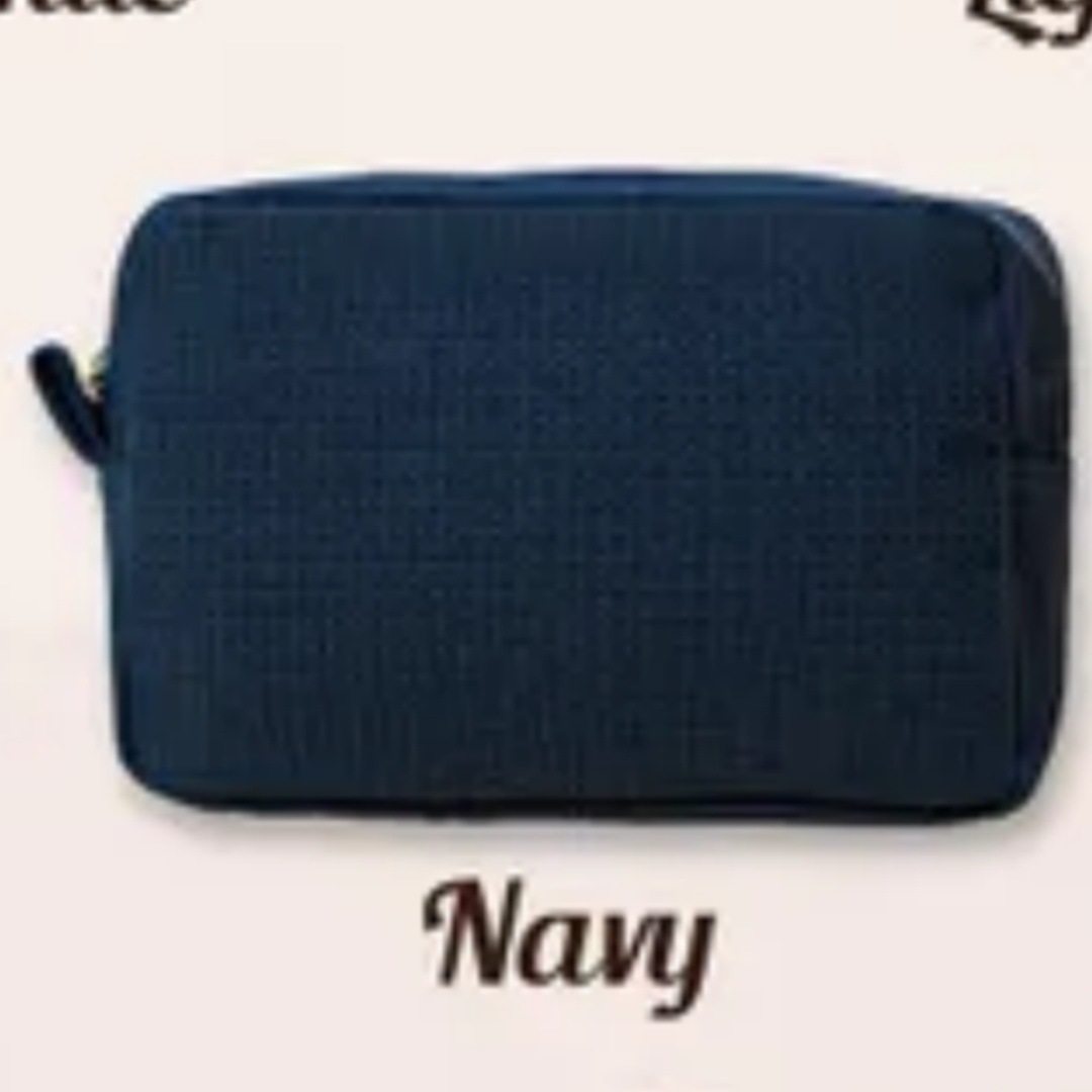 Waffle Clutch Bag | Custom Embroidered Logo Large Toiletry Bag