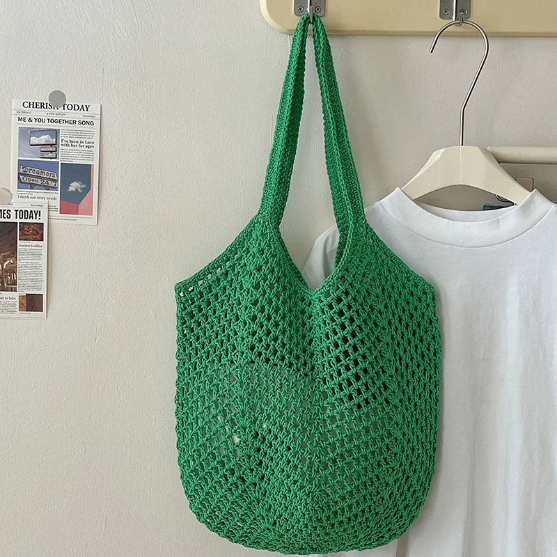 High-End Straw Tote Bag | Large Capacity Shoulder Bag for Women