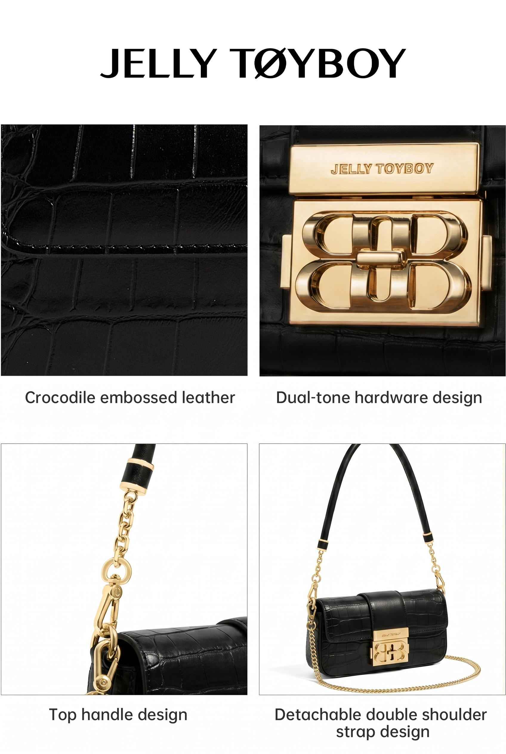 Jellytoyboy women small work luxury cross-body armpit bag | JTB harmonica bag.