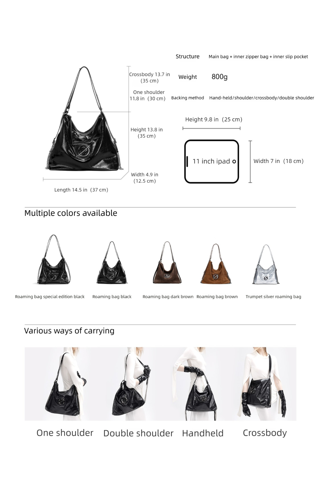 Null Set Series | JTB Roamer Bag – New Arrival | Niche Luxury Crossbody & Commuter Tote