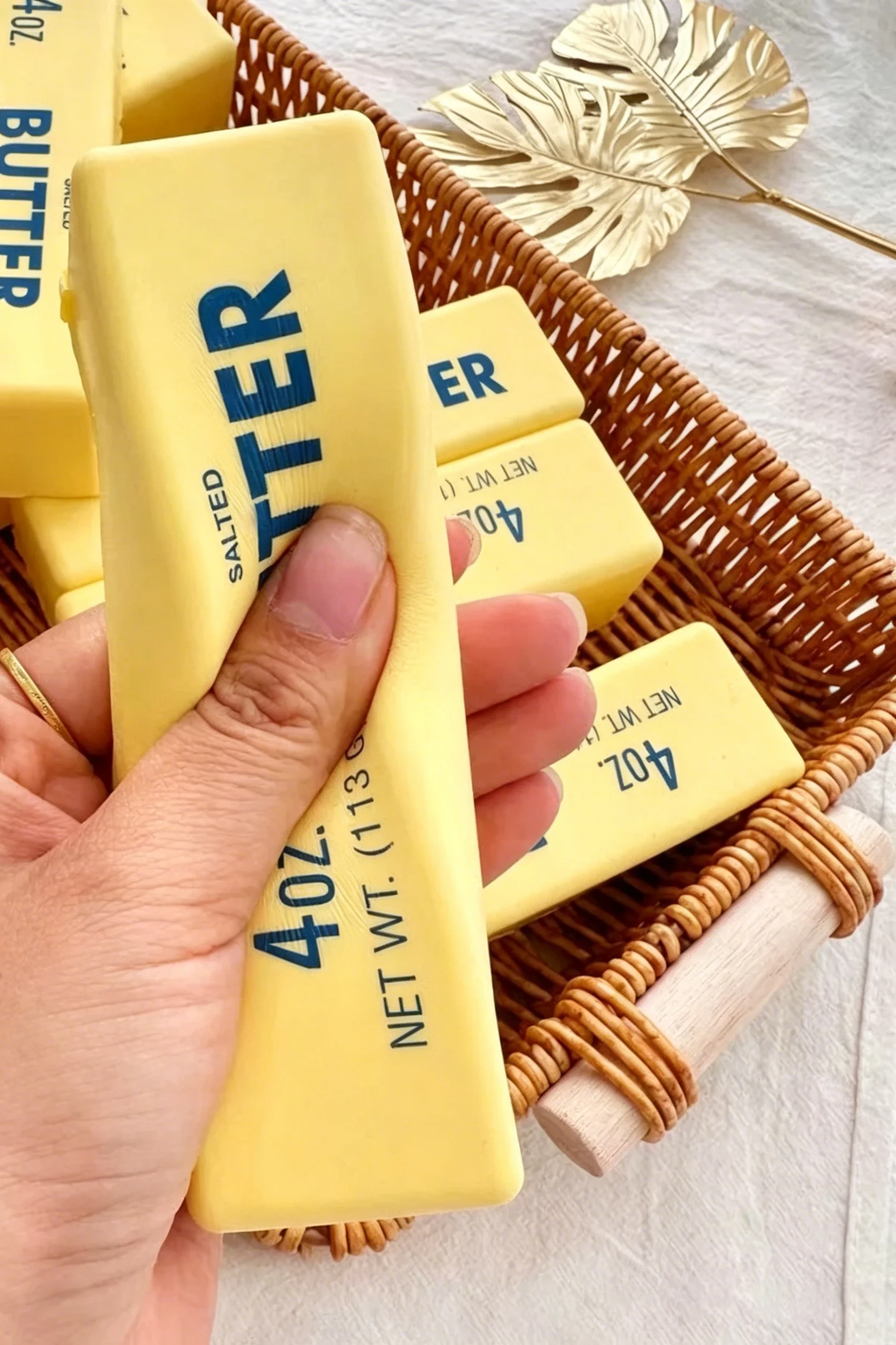 14cm Super Slow Rising Butter Bar Squishy Toy Student Finger Stress Relief Fidget