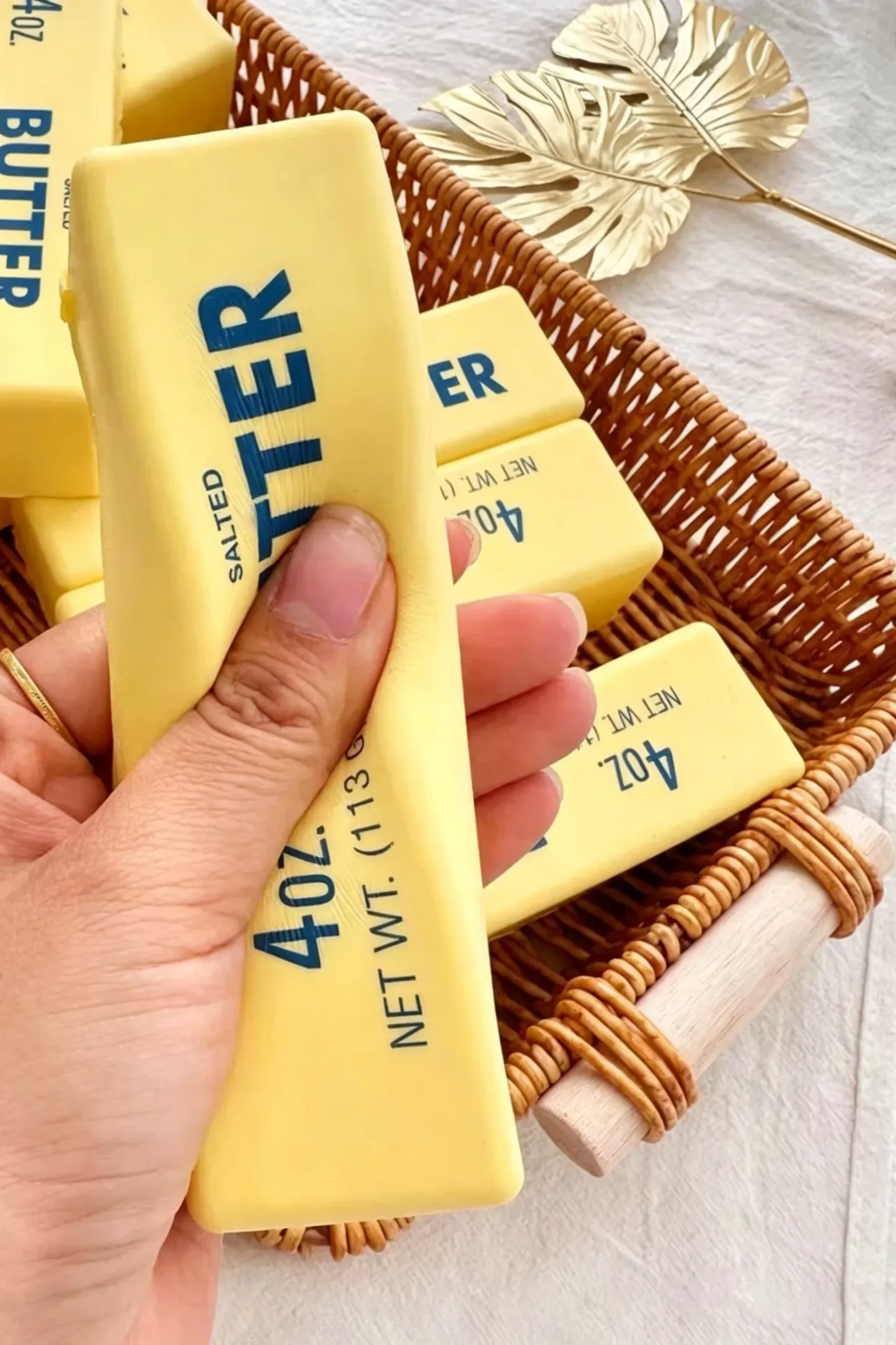 14cm Super Slow Rising Butter Bar Squishy Toy Student Finger Stress Relief Fidget