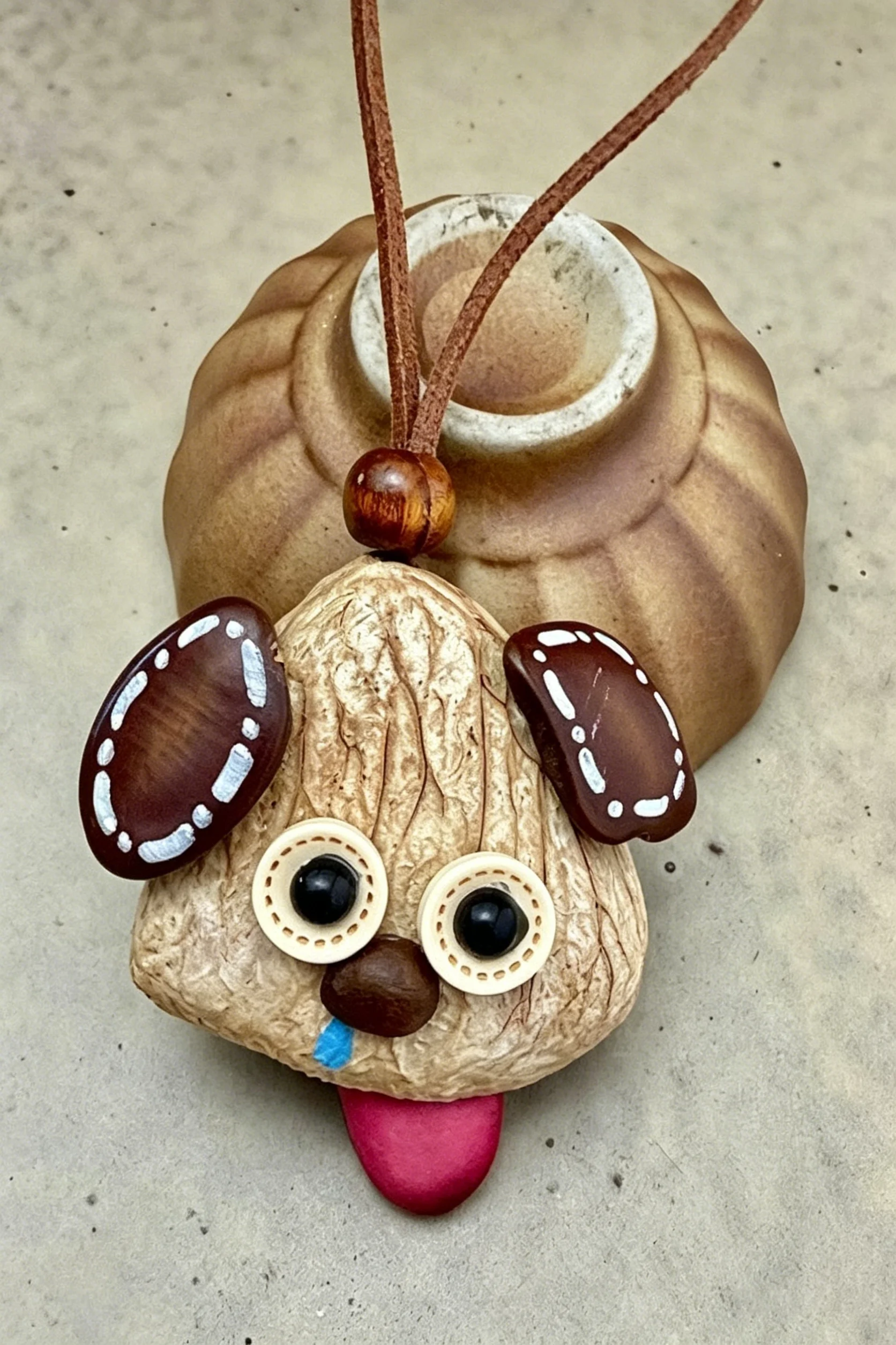 Cute Pod Doll Bag Charm Finished Handcrafted Entada Pendant Practical Ornament for Bag & Car Birthday Gift