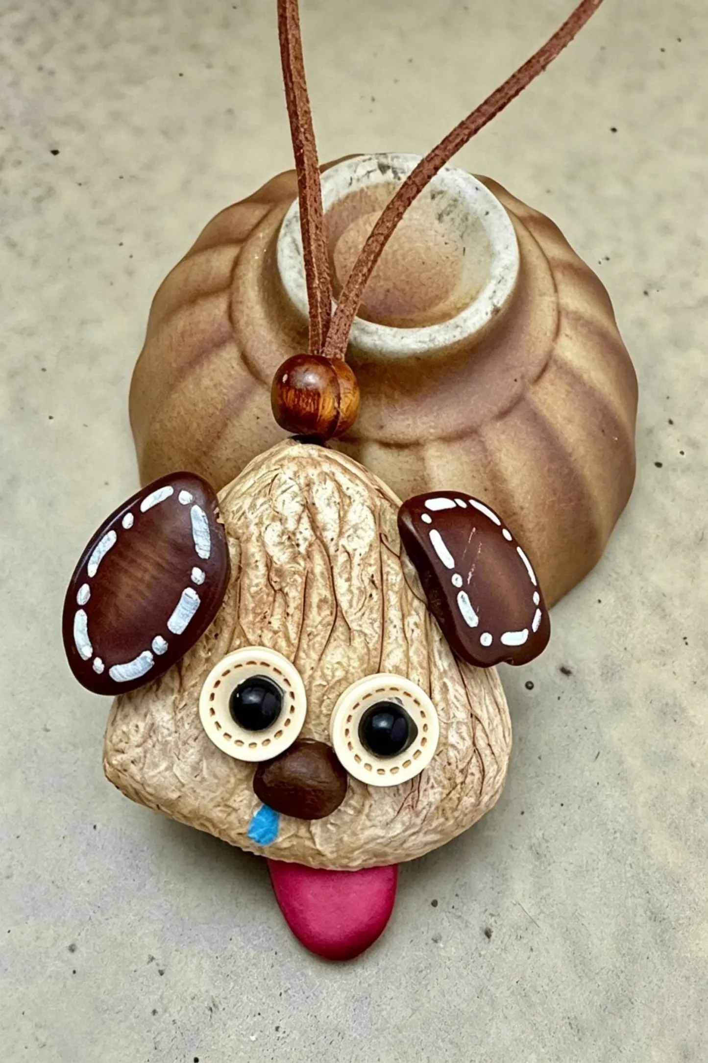 Cute Pod Doll Bag Charm Finished Handcrafted Entada Pendant Practical Ornament for Bag & Car Birthday Gift