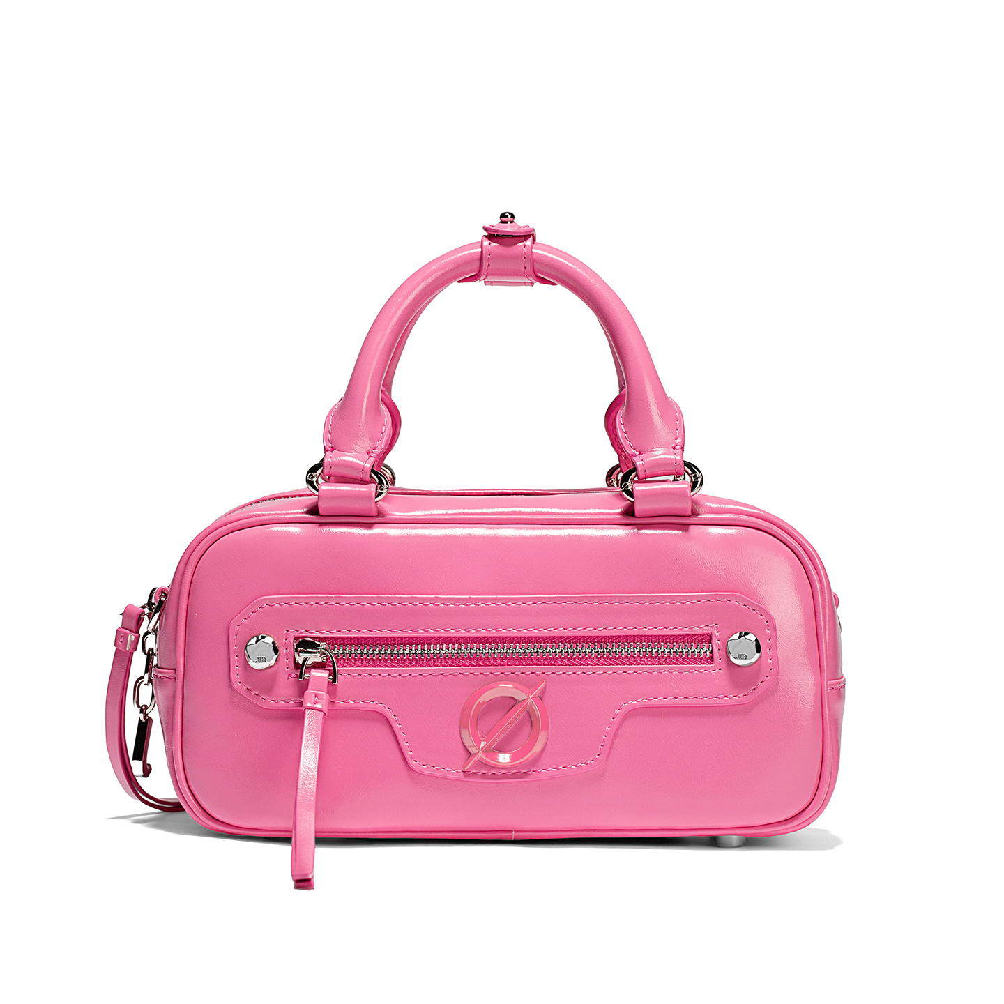 Jellytoyboy Women's Y2K Niche Pink Motorcycle Bag Large Capacity Crossbody for Street Travel| JTB Aurora Boston bag