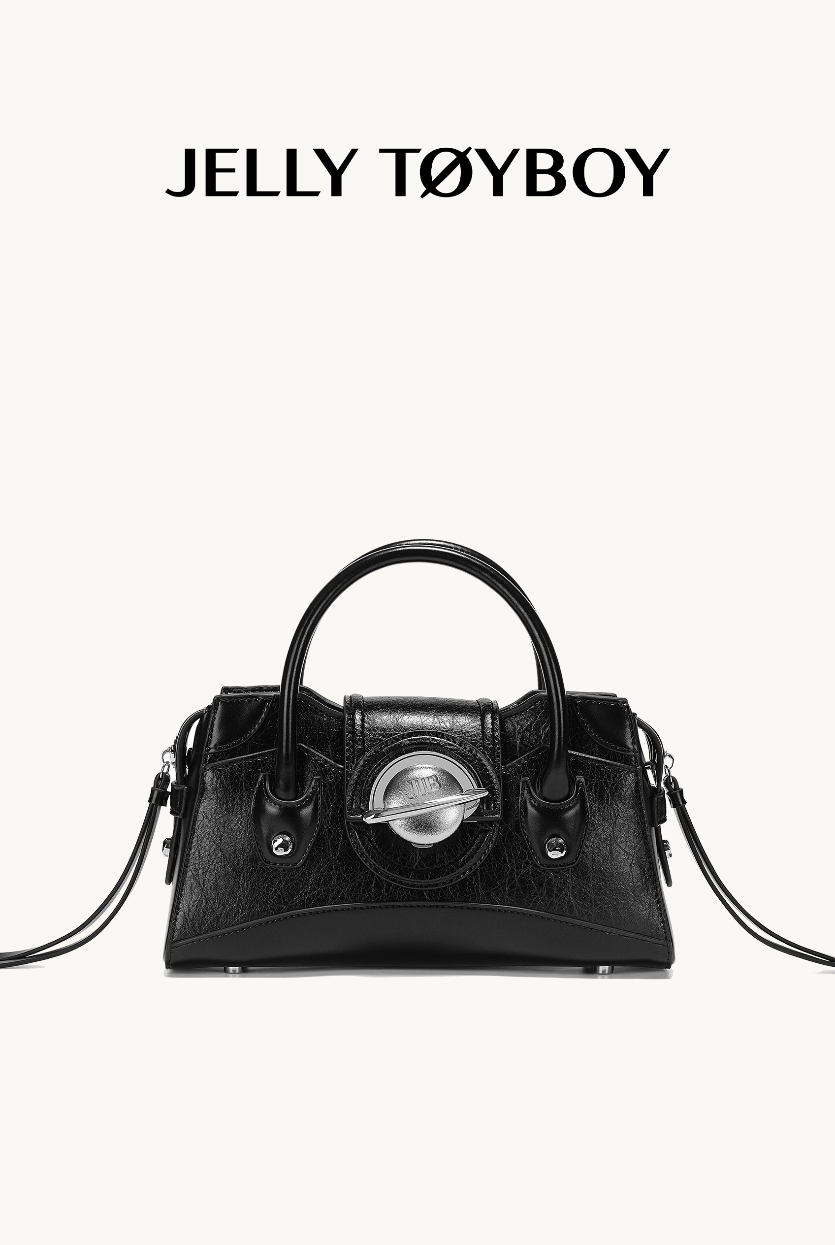 Jellytoyboy Women's New Commuter Light Luxury Niche Black Handbag | JTB Galaxy Bag
