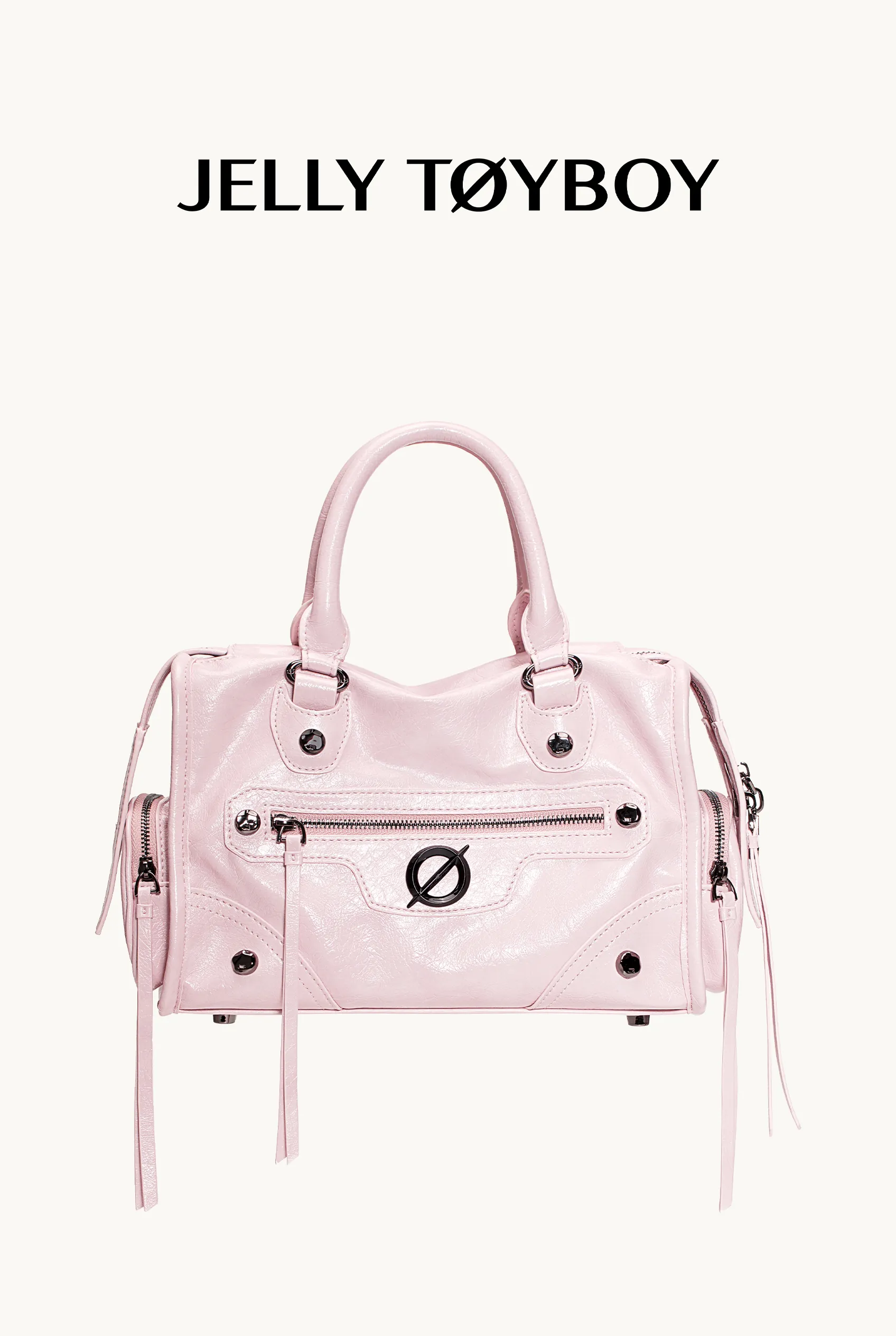 Jellytoyboy  Niche Y2K Pink Motorcycle Bag - Large Capacity Edgy Crossbody for Travel & Streetwear | JTB Little Aurora Tote bag.