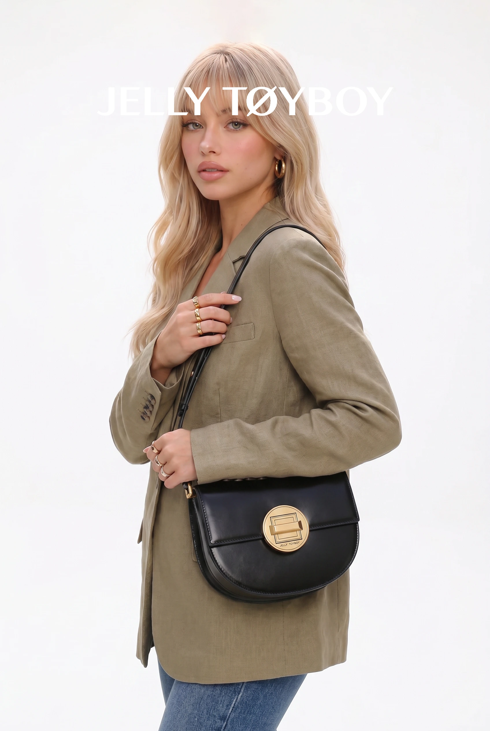 Jellytoyboy Women's Vintage Versatile Crossbody Bag Fashion Commuter Shoulder Saddle Bag | JTB Knight Bag.  