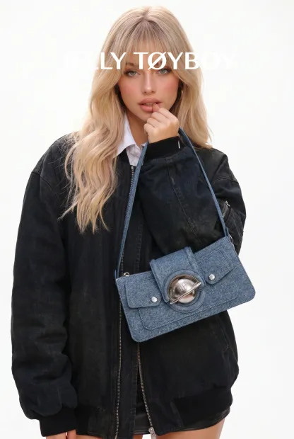 Jellytoyboy Multi-Use Denim Crossbody Bag for Everyday | JTB Millennium Bag