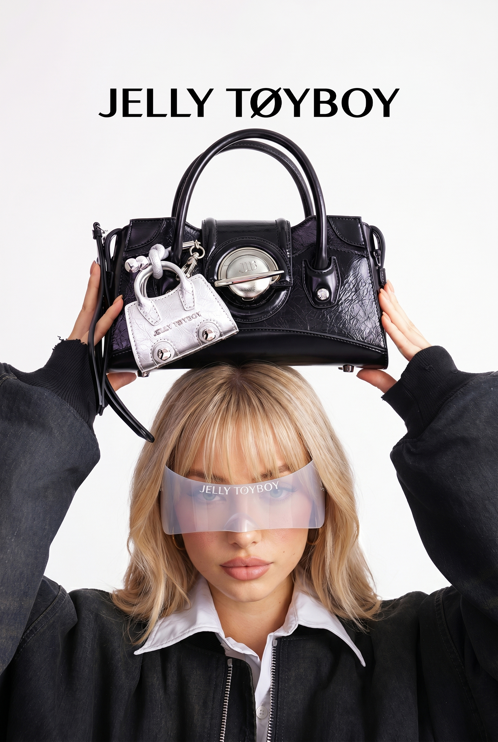 Jellytoyboy Women's New Commuter Light Luxury Niche Black Handbag | JTB Galaxy Bag