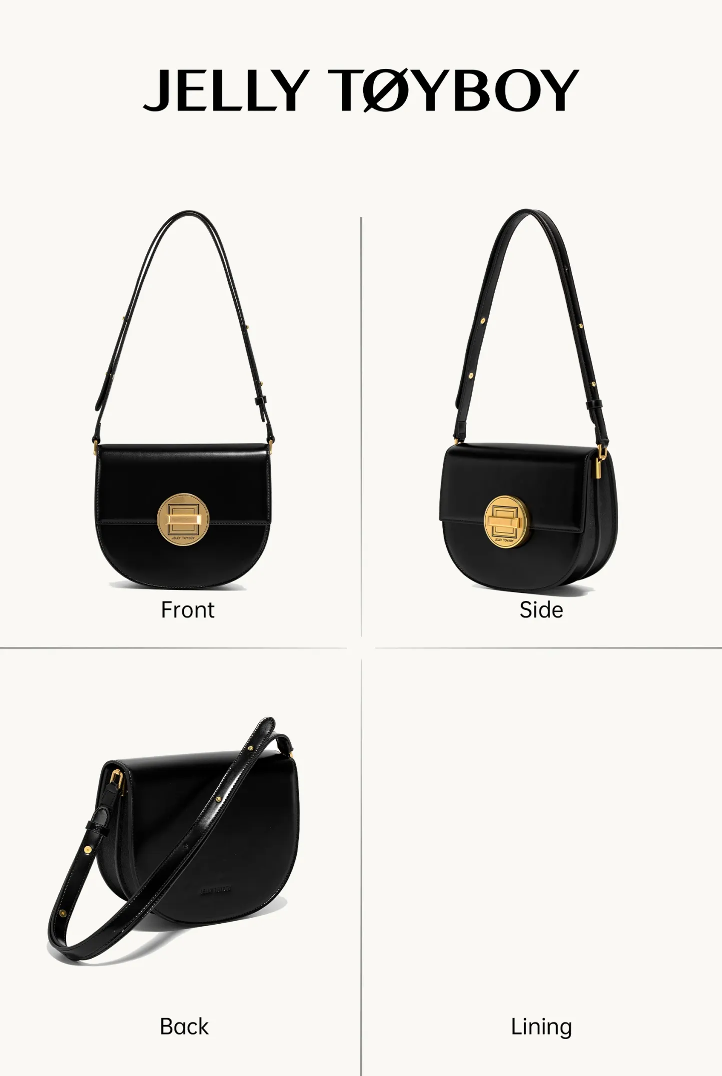 Jellytoyboy Women's Vintage Versatile Crossbody Bag Fashion Commuter Shoulder Saddle Bag | JTB Knight Bag.  