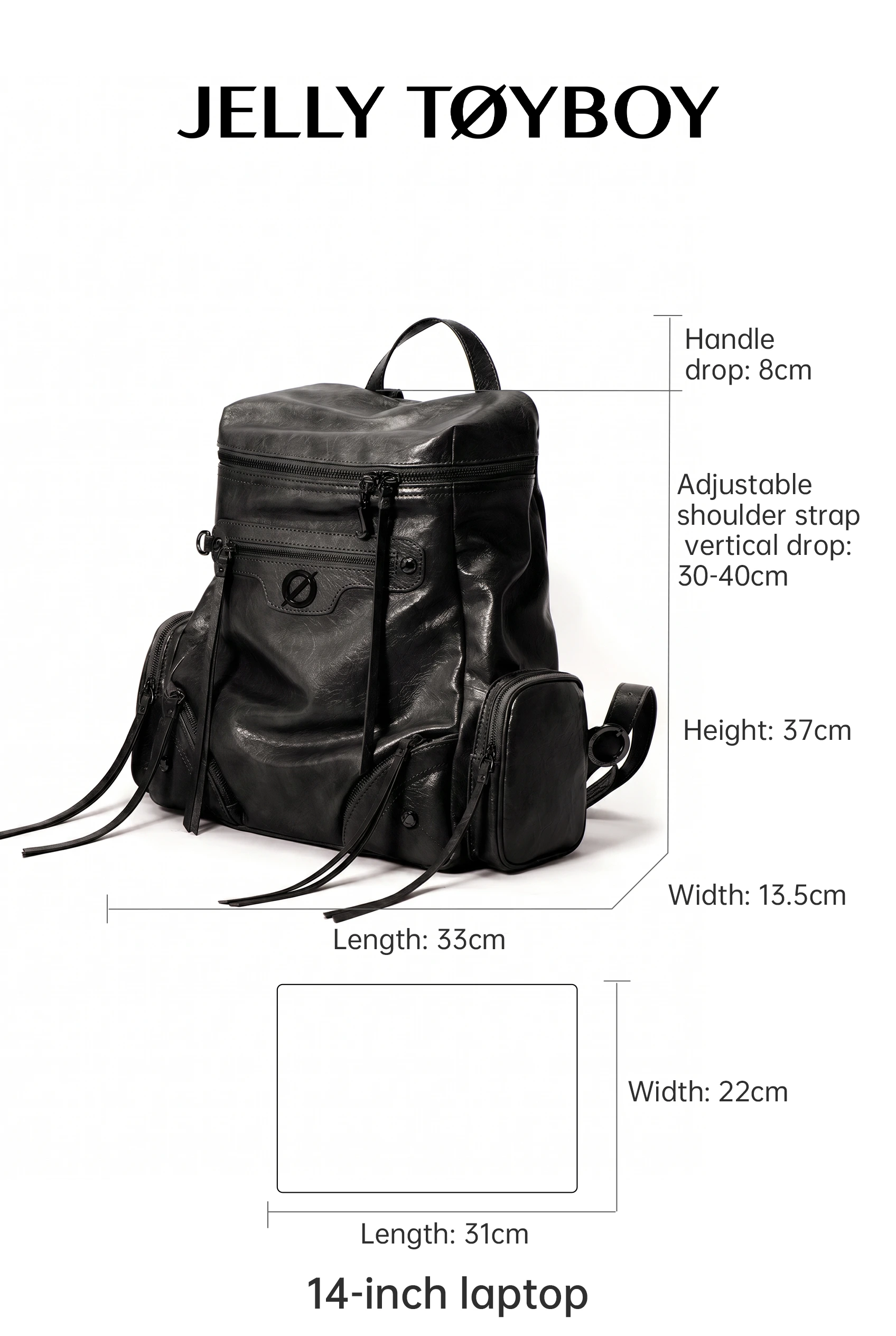Jellytoyboy Women's Large Capacity Travel and Commuter Bag | JTB Aurora Backpack