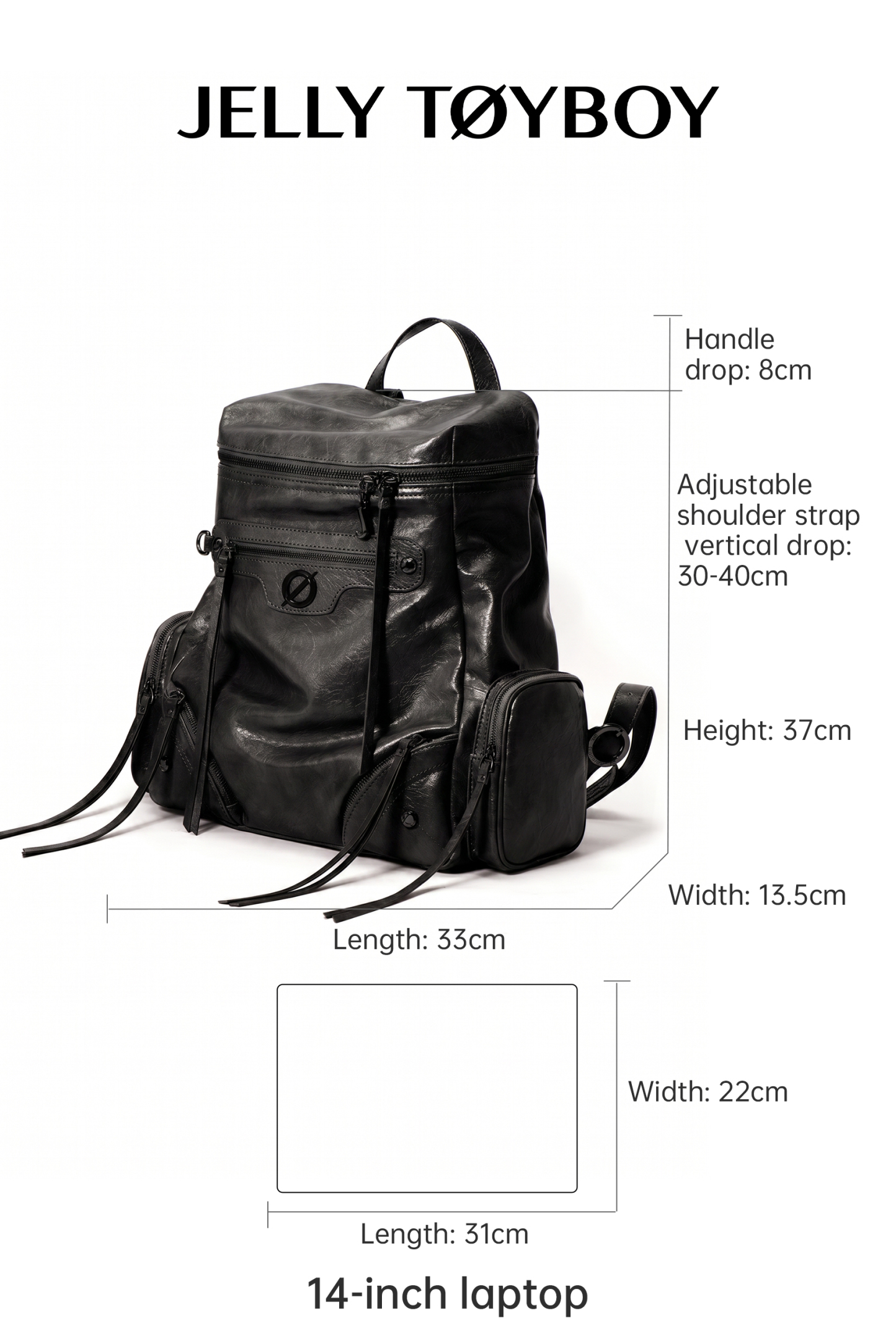 Jellytoyboy Women's Large Capacity Travel and Commuter Bag | JTB Aurora Backpack