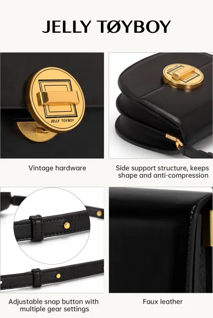 Jellytoyboy Women's Vintage Versatile Crossbody Bag Fashion Commuter Shoulder Saddle Bag | JTB Knight Bag.  