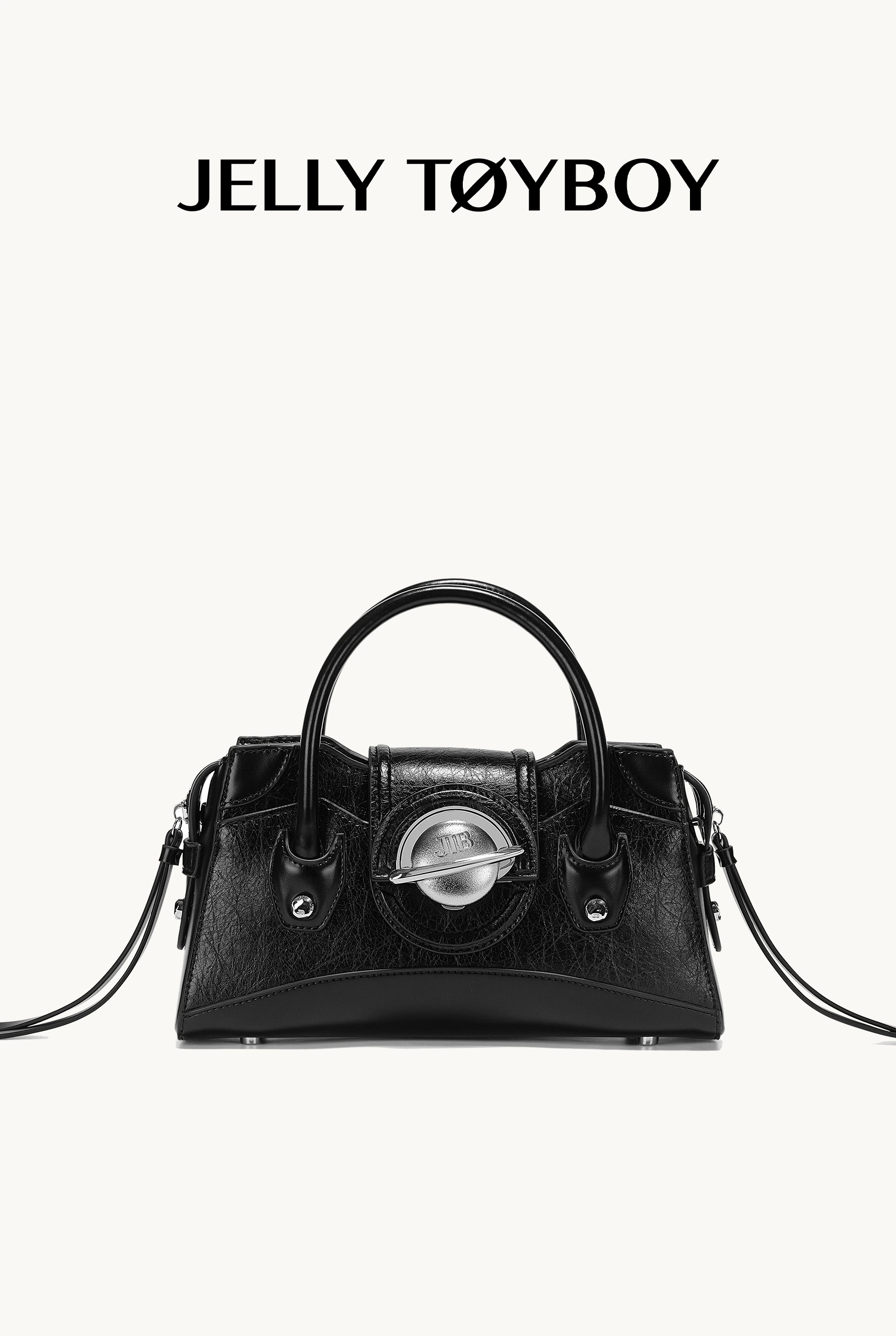 Jellytoyboy Women's New Commuter Light Luxury Niche Black Handbag | JTB Galaxy Bag