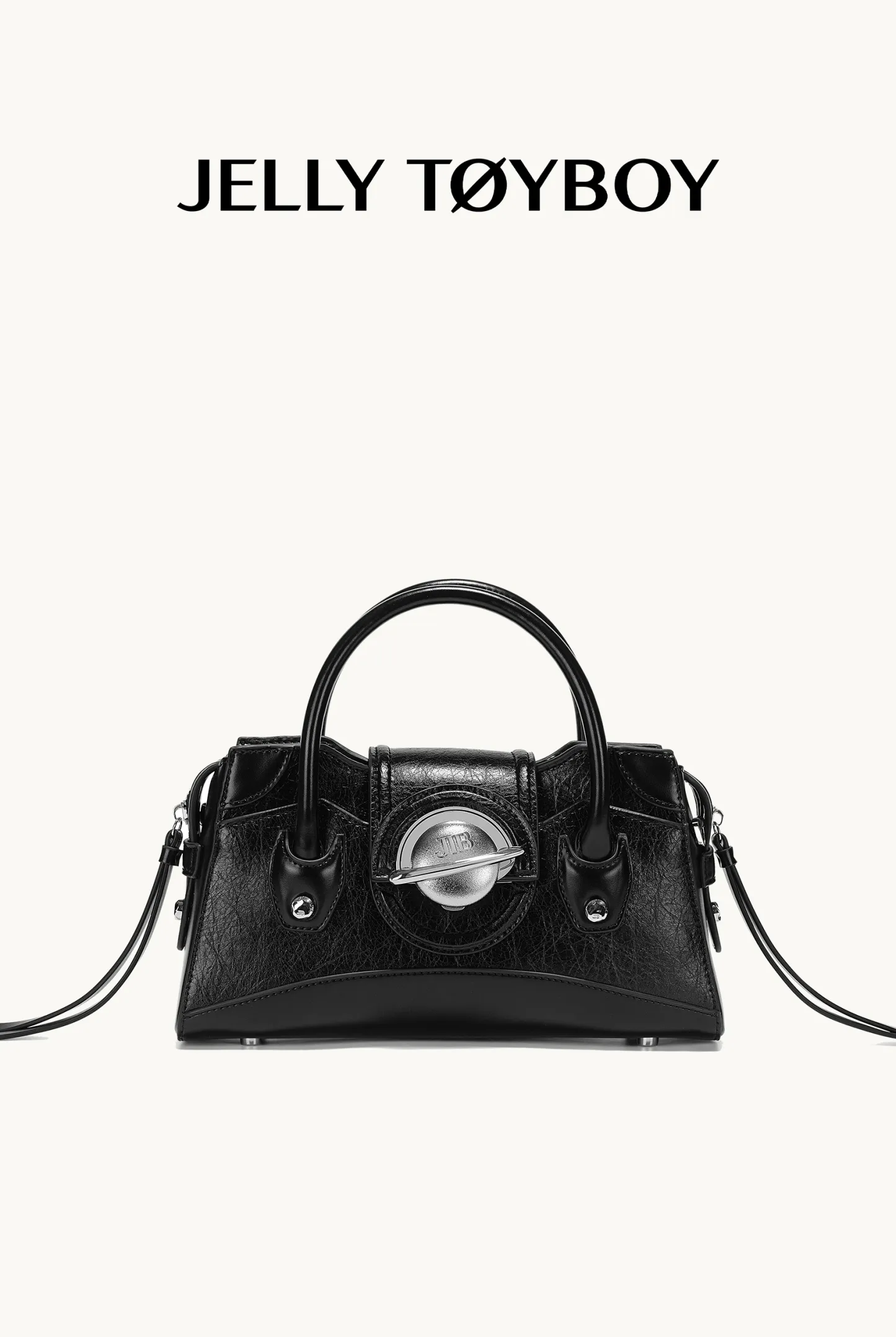 Jellytoyboy Women's New Commuter Light Luxury Niche Black Handbag | JTB Galaxy Bag