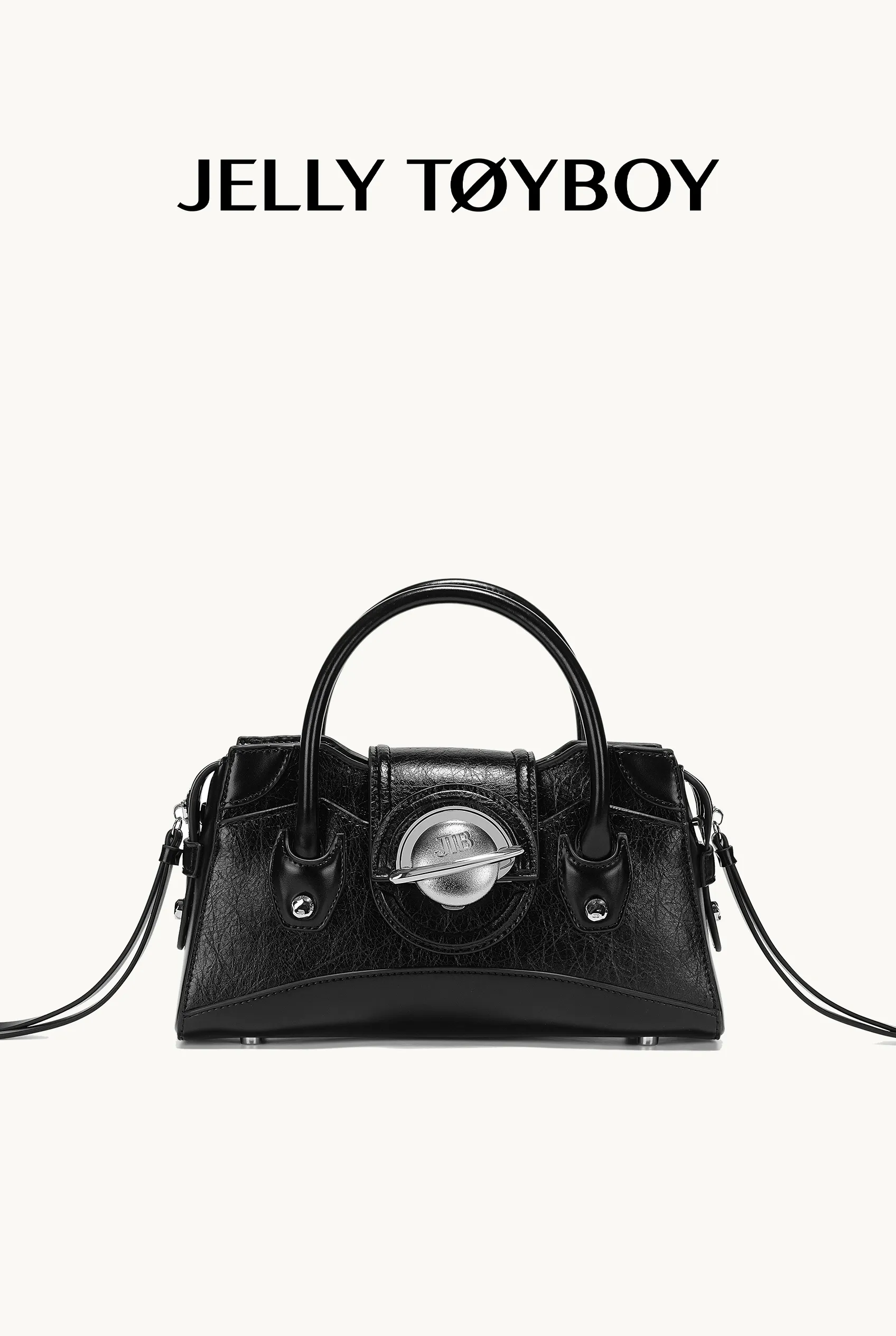 Jellytoyboy Women's New Commuter Light Luxury Niche Black Handbag | JTB Galaxy Bag