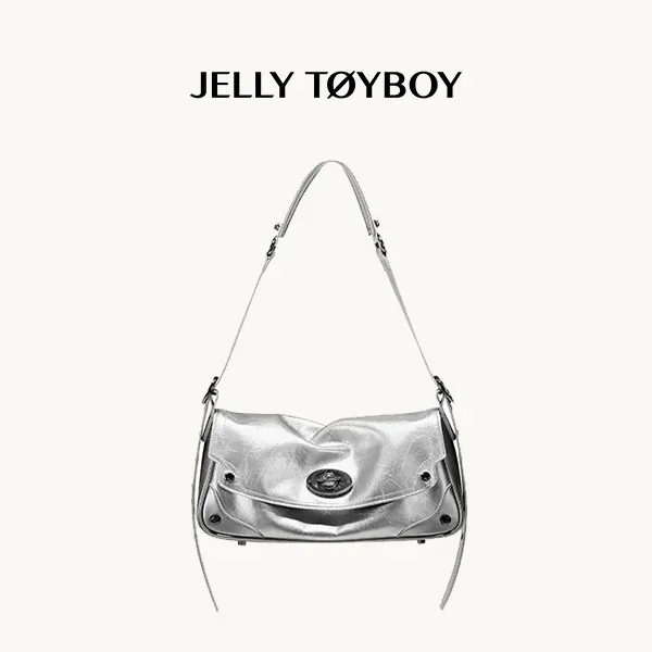 Jellytoyboy Women Spring Summer New Luxury Cowhide Crossbody Bag Niche High-End Commute Shoulder Bag| JTB Boundless Pillow Bag