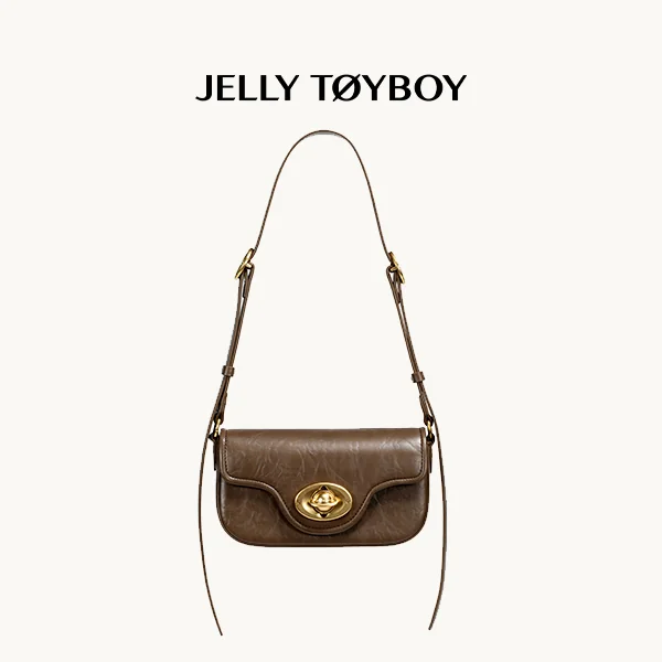JTB Boundless Tofu Bag | Genuine Cow Leather Underarm Bag