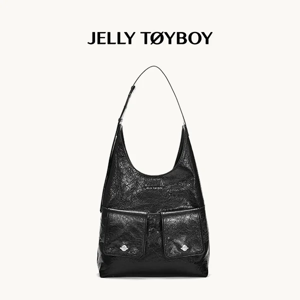 Jellytoyboy Niche Designer Cow Leather Tote Bag
