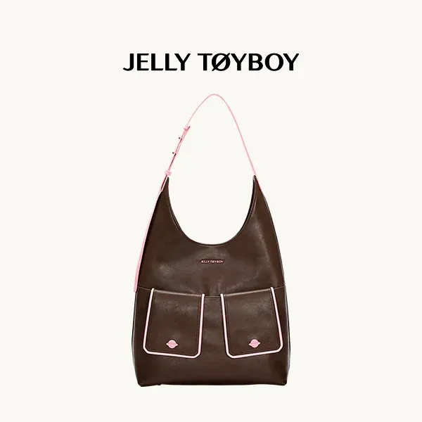 Jellytoyboy Niche Designer Cow Leather Tote Bag