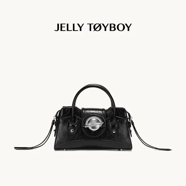 Jellytoyboy Women's New Commuter Light Luxury Niche Black Handbag | JTB Galaxy Bag