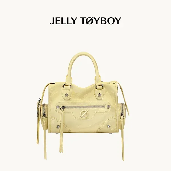 Jellytoyboy  Niche Y2K Pink Motorcycle Bag - Large Capacity Edgy Crossbody for Travel & Streetwear | JTB Little Aurora Tote bag.
