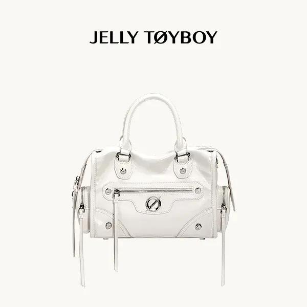 Jellytoyboy  Niche Y2K Pink Motorcycle Bag - Large Capacity Edgy Crossbody for Travel & Streetwear | JTB Little Aurora Tote bag.
