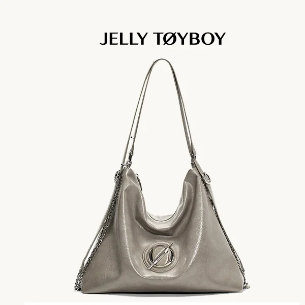 Jellytoyboy Women Niche High-End Large Capacity Cowhide Crossbody Commute Tote Bag | JTB Roam Bag.