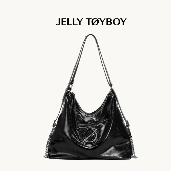 Jellytoyboy Women Niche High-End Large Capacity Cowhide Crossbody Commute Tote Bag | JTB Roam Bag.