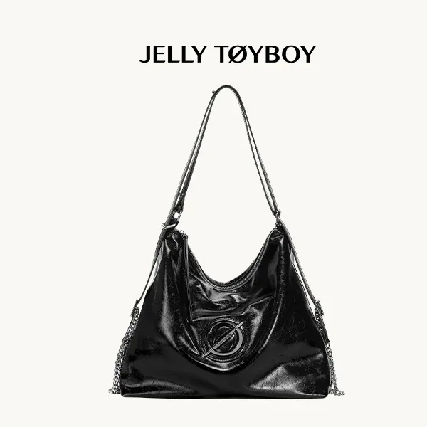 Jellytoyboy Women Niche High-End Large Capacity Cowhide Crossbody Commute Tote Bag | JTB Roam Bag.