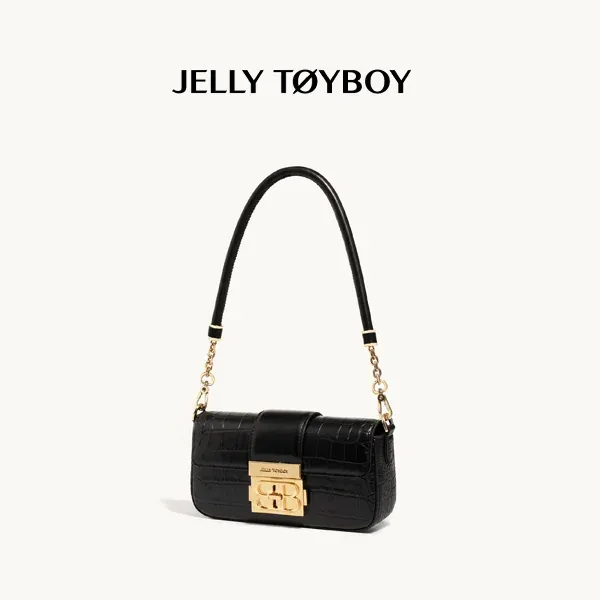 Jellytoyboy women small work luxury cross-body armpit bag | JTB harmonica bag.