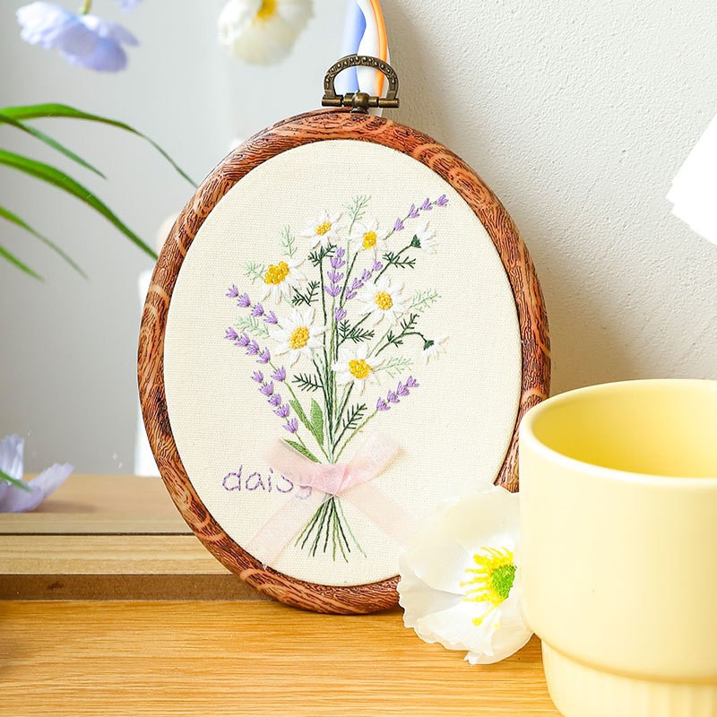 Beginner DIY Embroidery Kit French Hand Stitching Craft Supply Set