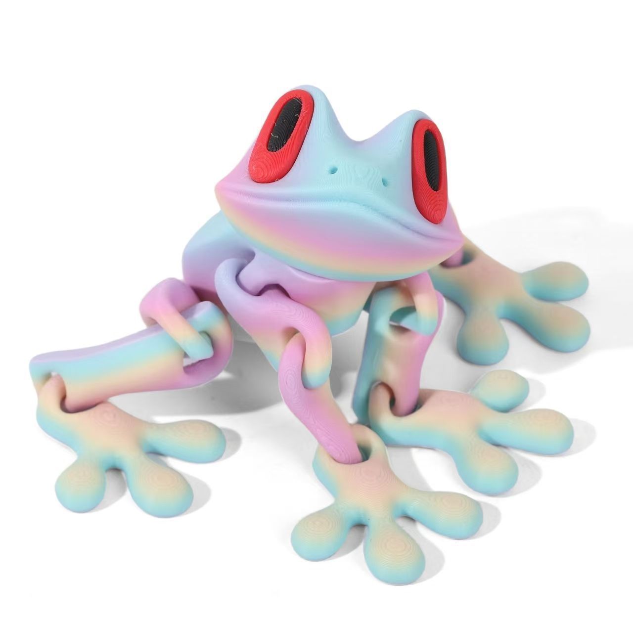 3D Printed Movable Joint Magnetic Luminous Fridge Magnet Toy