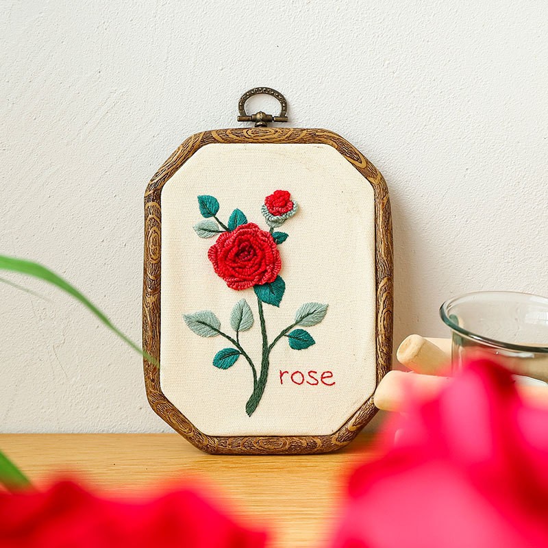 Beginner DIY Embroidery Kit French Hand Stitching Craft Supply Set