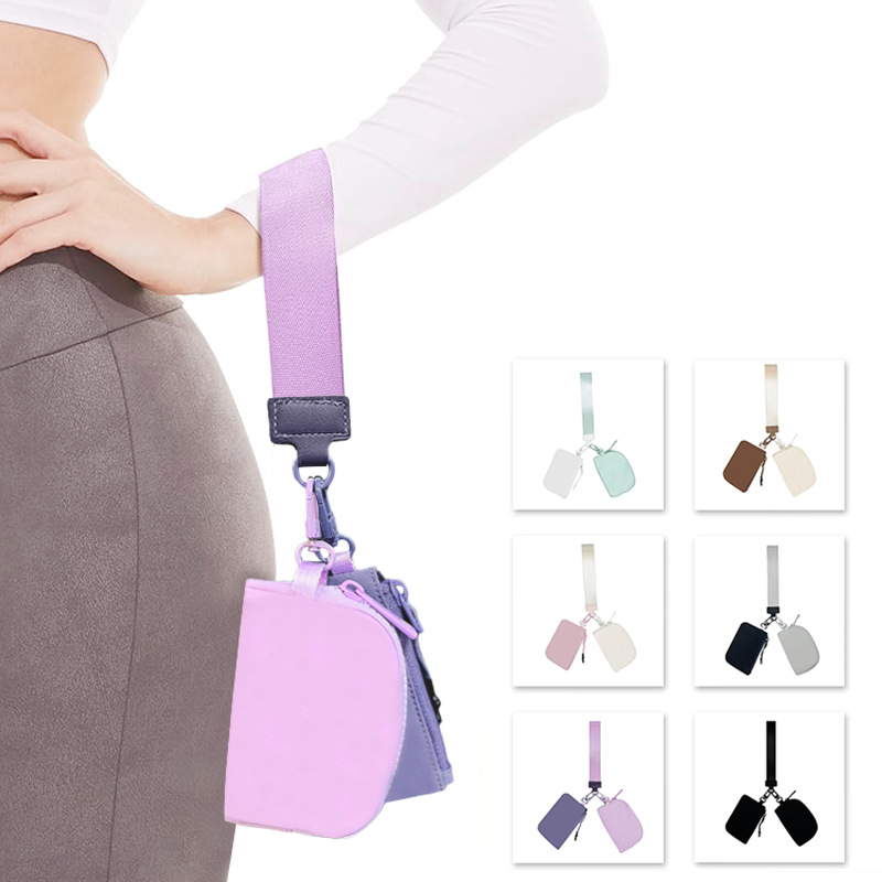 Portable Mini Wristlet Coin Purse Small Cash Storage Pouch