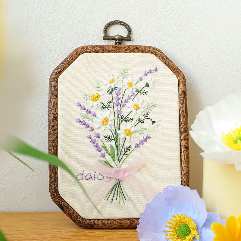 Beginner DIY Embroidery Kit French Hand Stitching Craft Supply Set