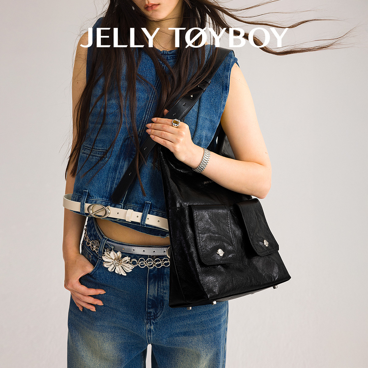 UrbanEase | Dual Pocket Hobo Tote